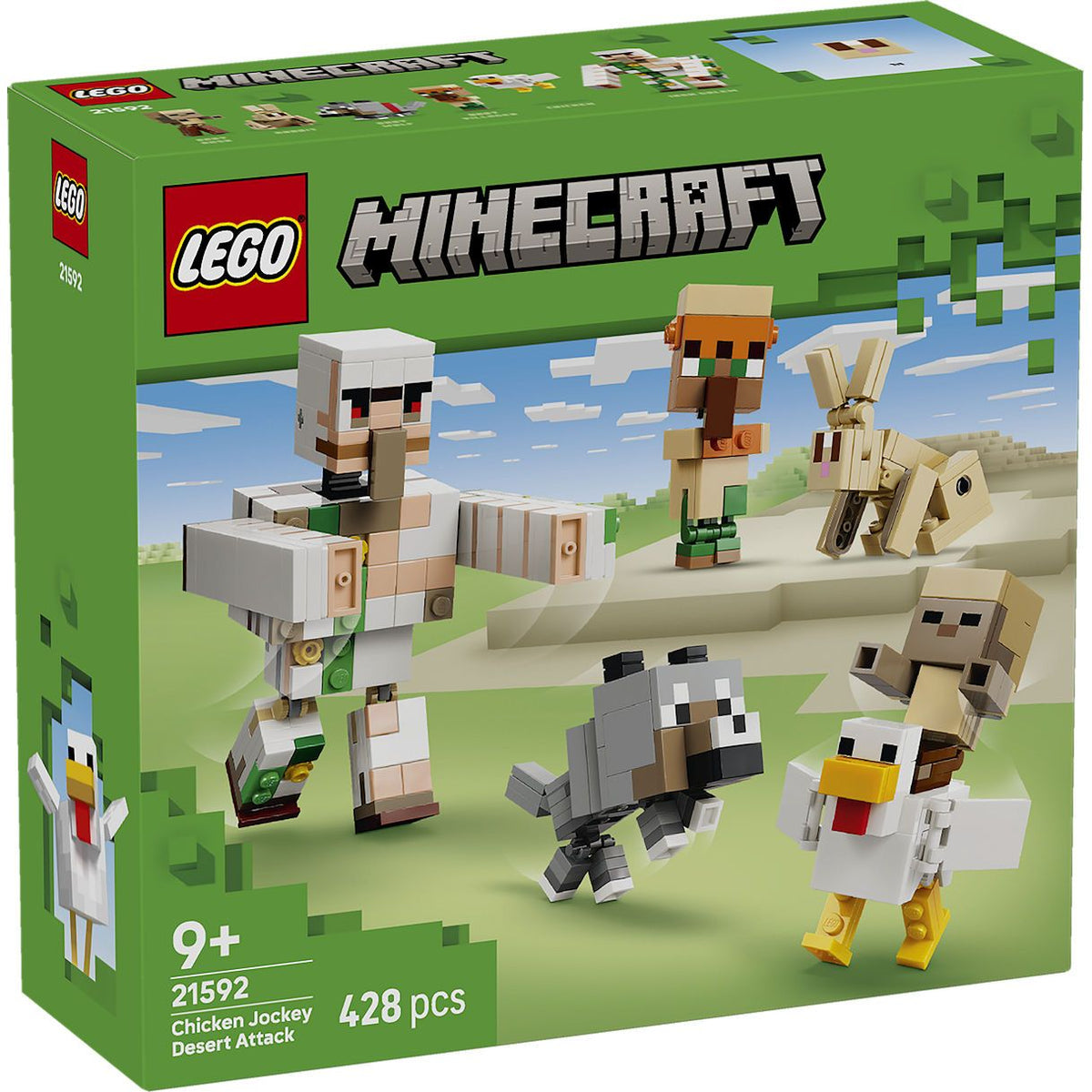 LEGO Minecraft Kipberijder woestijnaanval