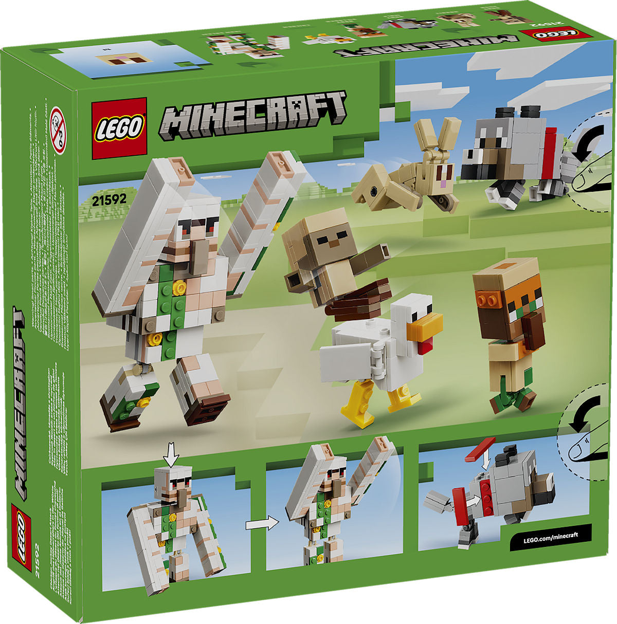 LEGO Minecraft Kipberijder woestijnaanval
