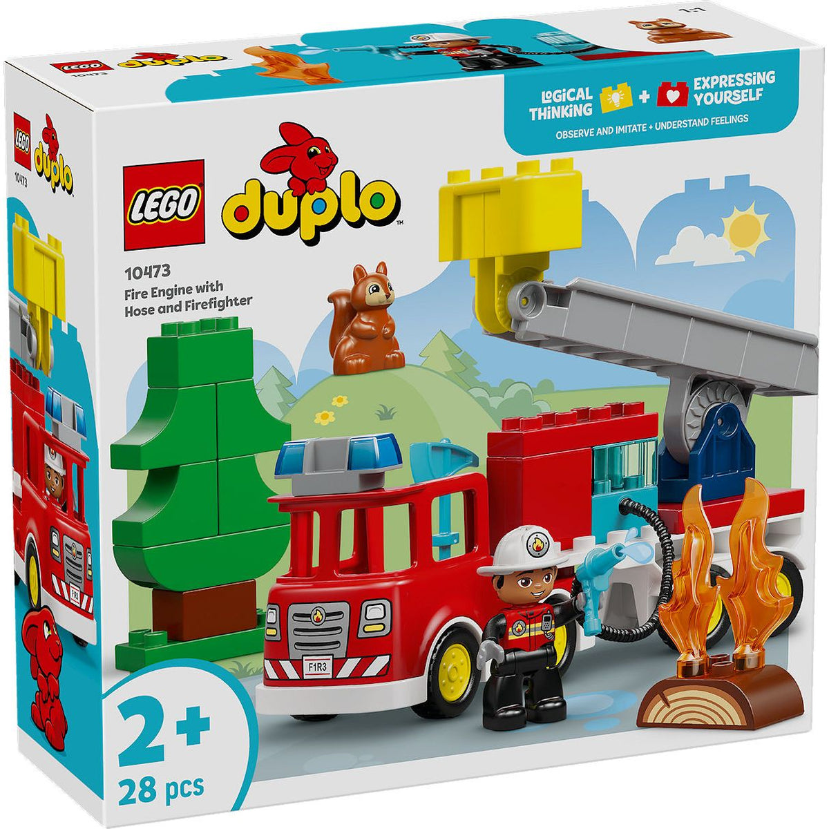 DUPLO Town Brandweertruck met slang en brandweerman