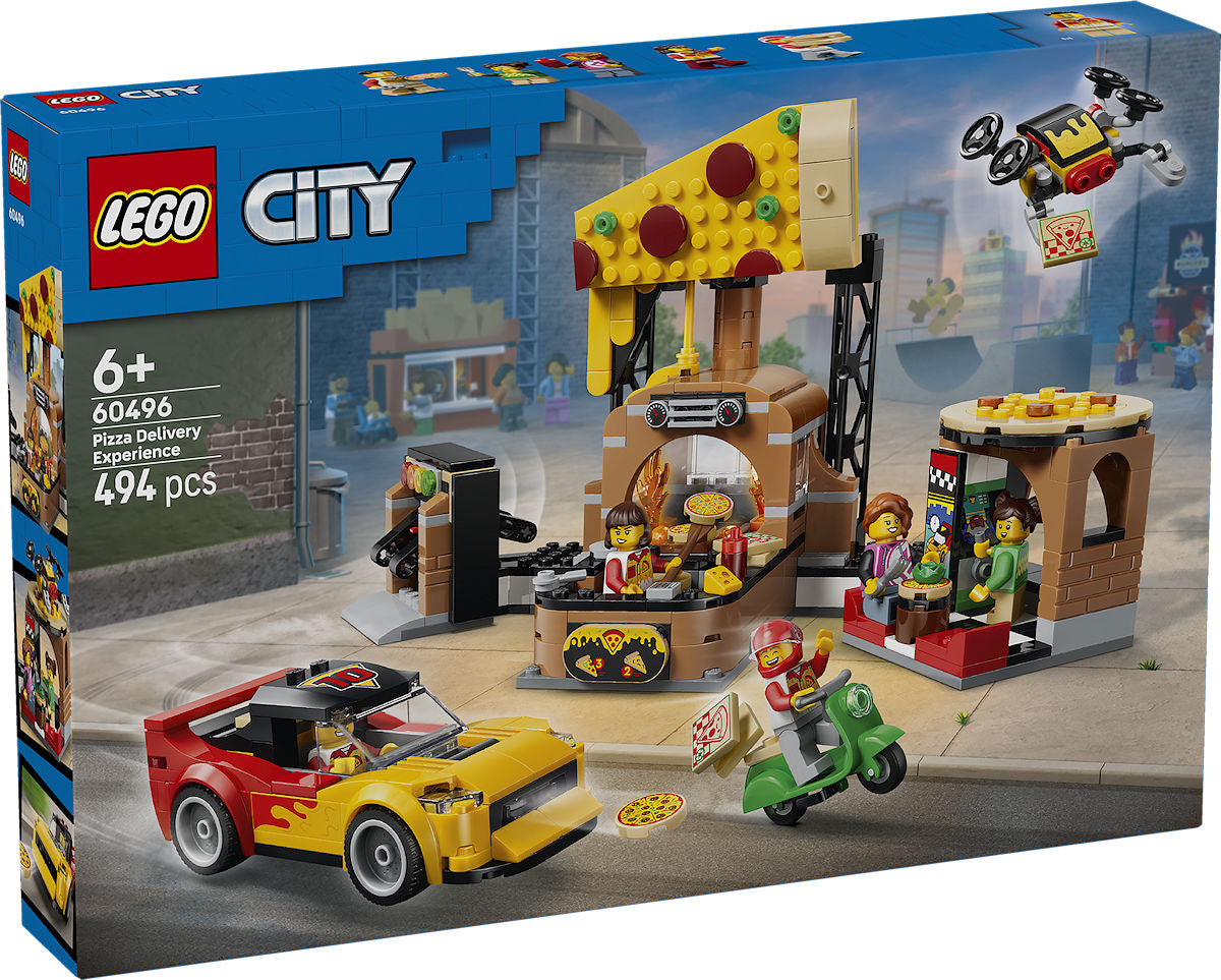 LEGO City Pizzacentrale met voertuigen