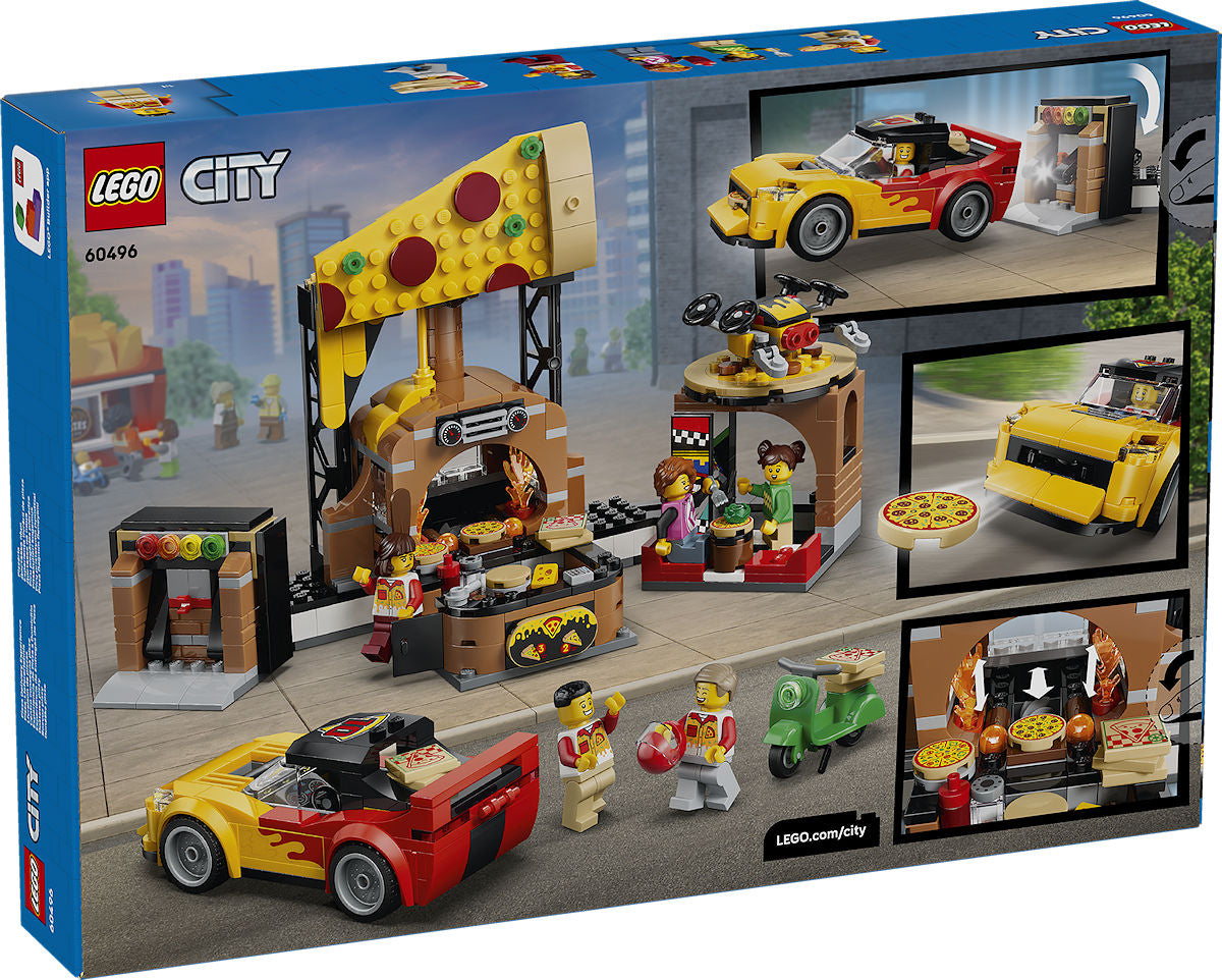 LEGO City Pizzacentrale met voertuigen