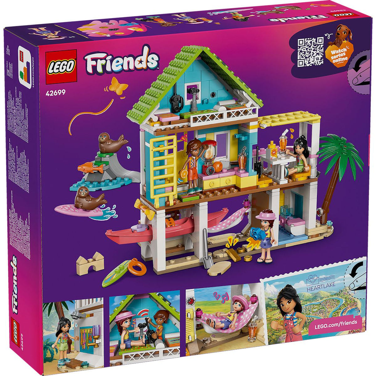LEGO Friends Strandhuis met zeehonden