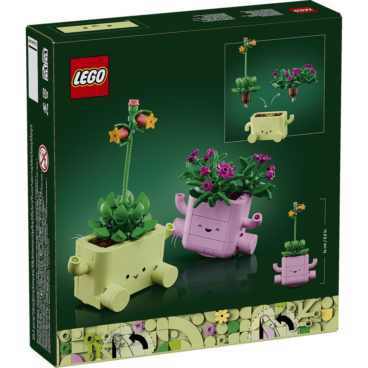 LEGO Botanicals Schommelende plantjes