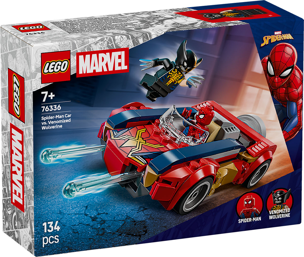 LEGO Super Heroes Spider-Man auto vs. Venomized Wolverine