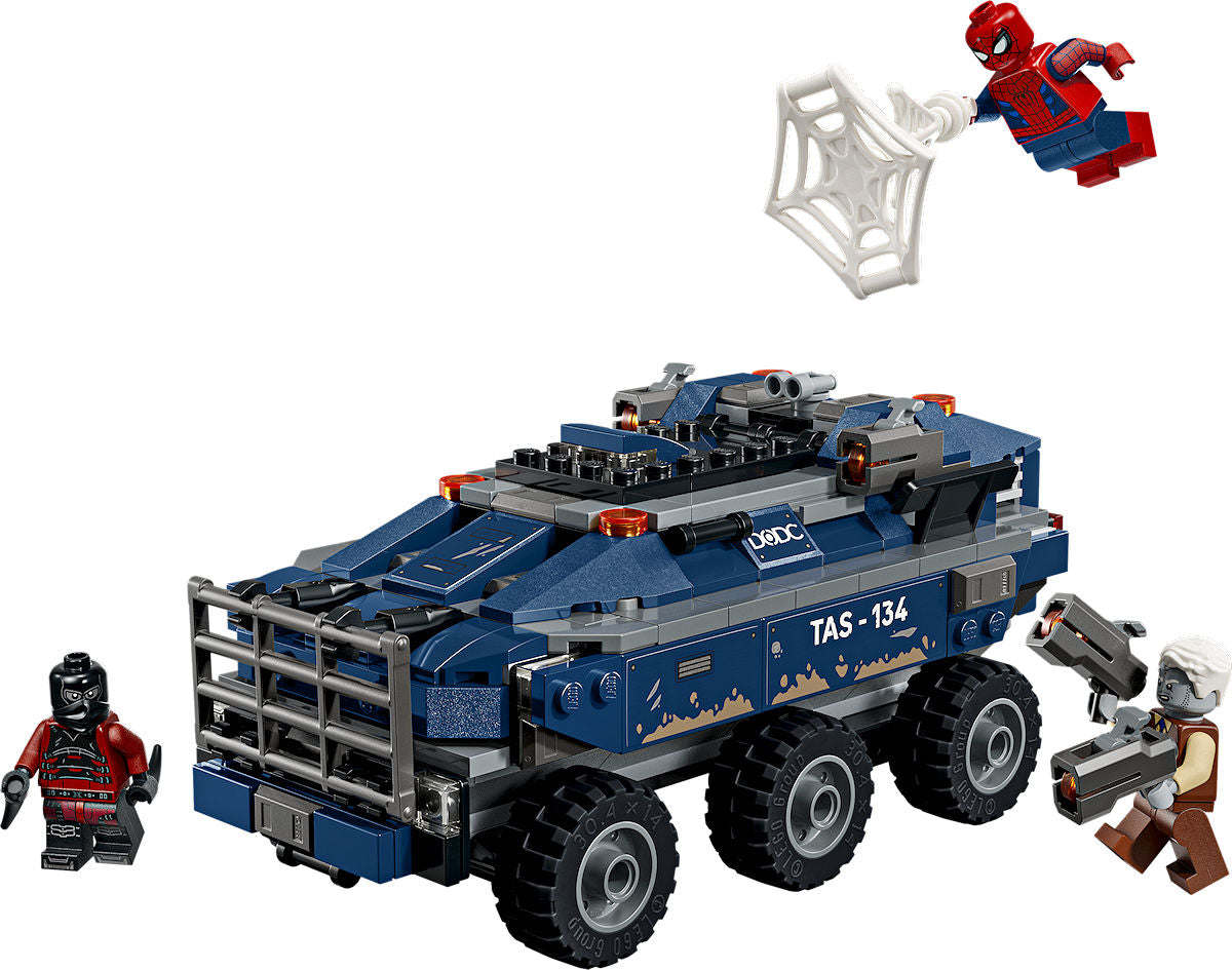 LEGO Marvel Spider-Man achtervolging gevangenistransport