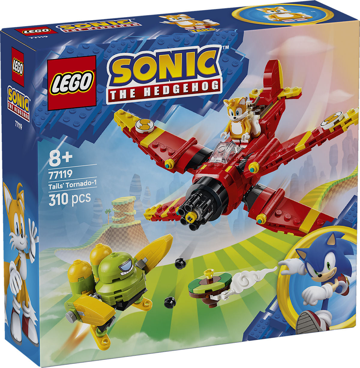 LEGO Sonic Tails en zijn Tornado-1