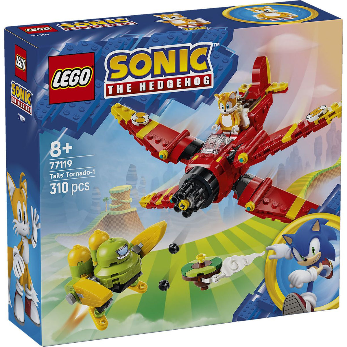 LEGO Sonic Tails en zijn Tornado-1