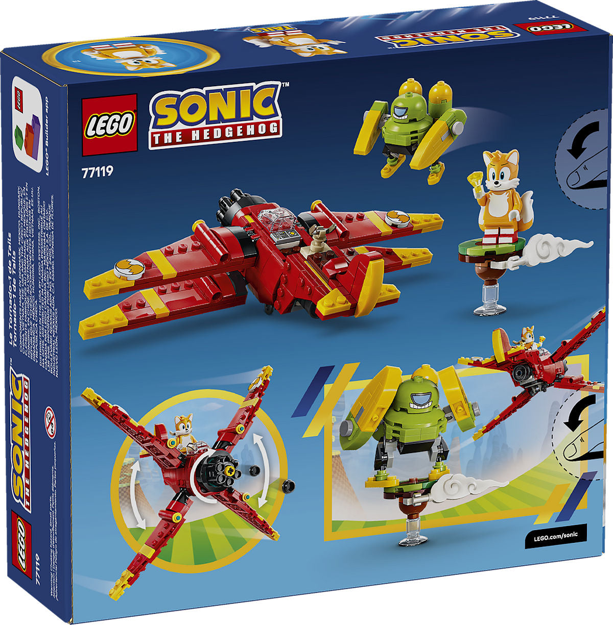 LEGO Sonic Tails en zijn Tornado-1