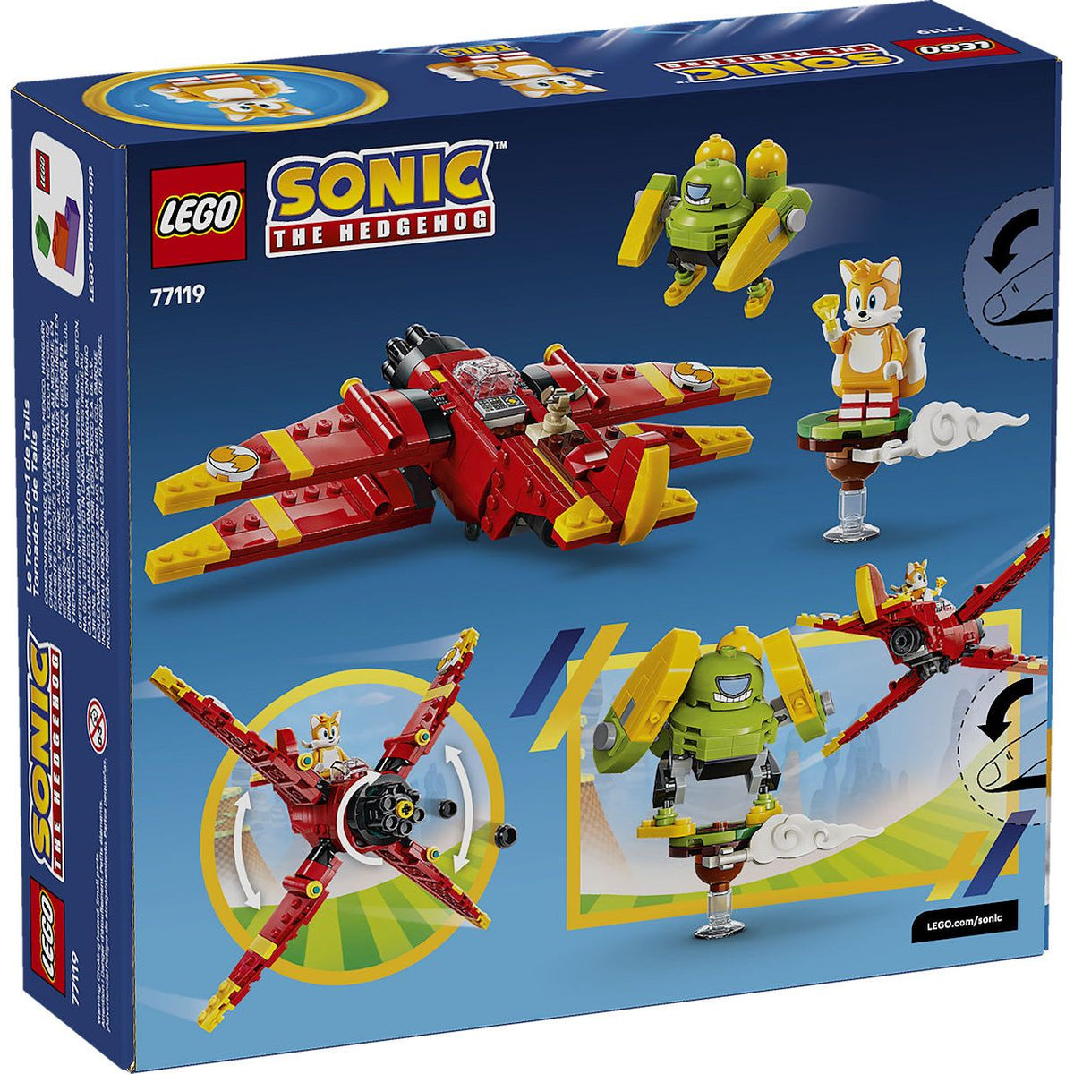 LEGO Sonic Tails en zijn Tornado-1