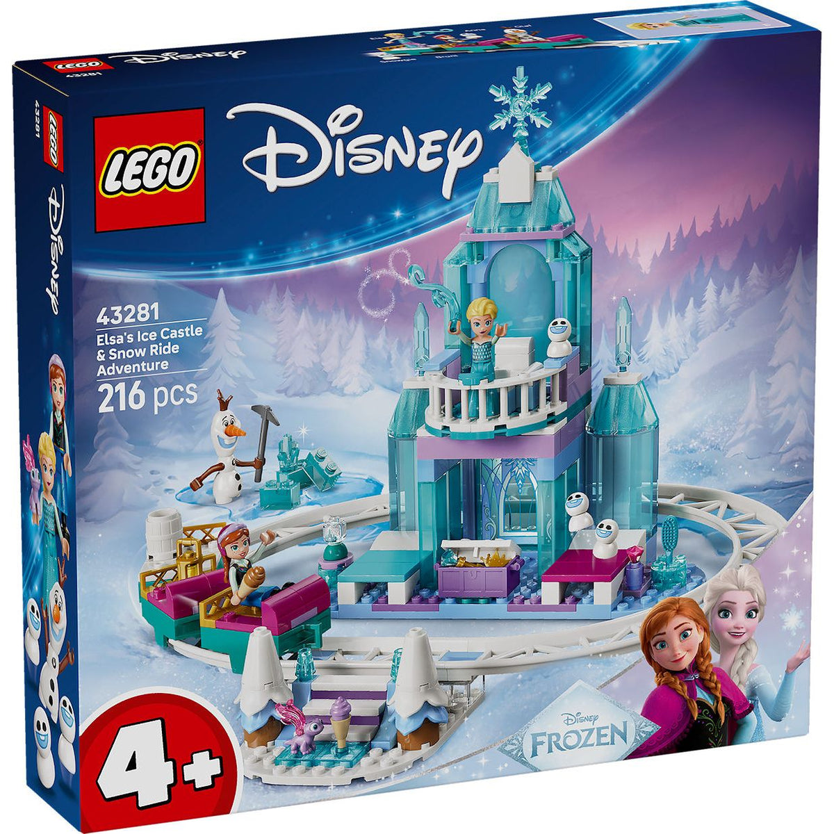 LEGO Disney Princess Elsa's ijskasteel en sneeuwrit