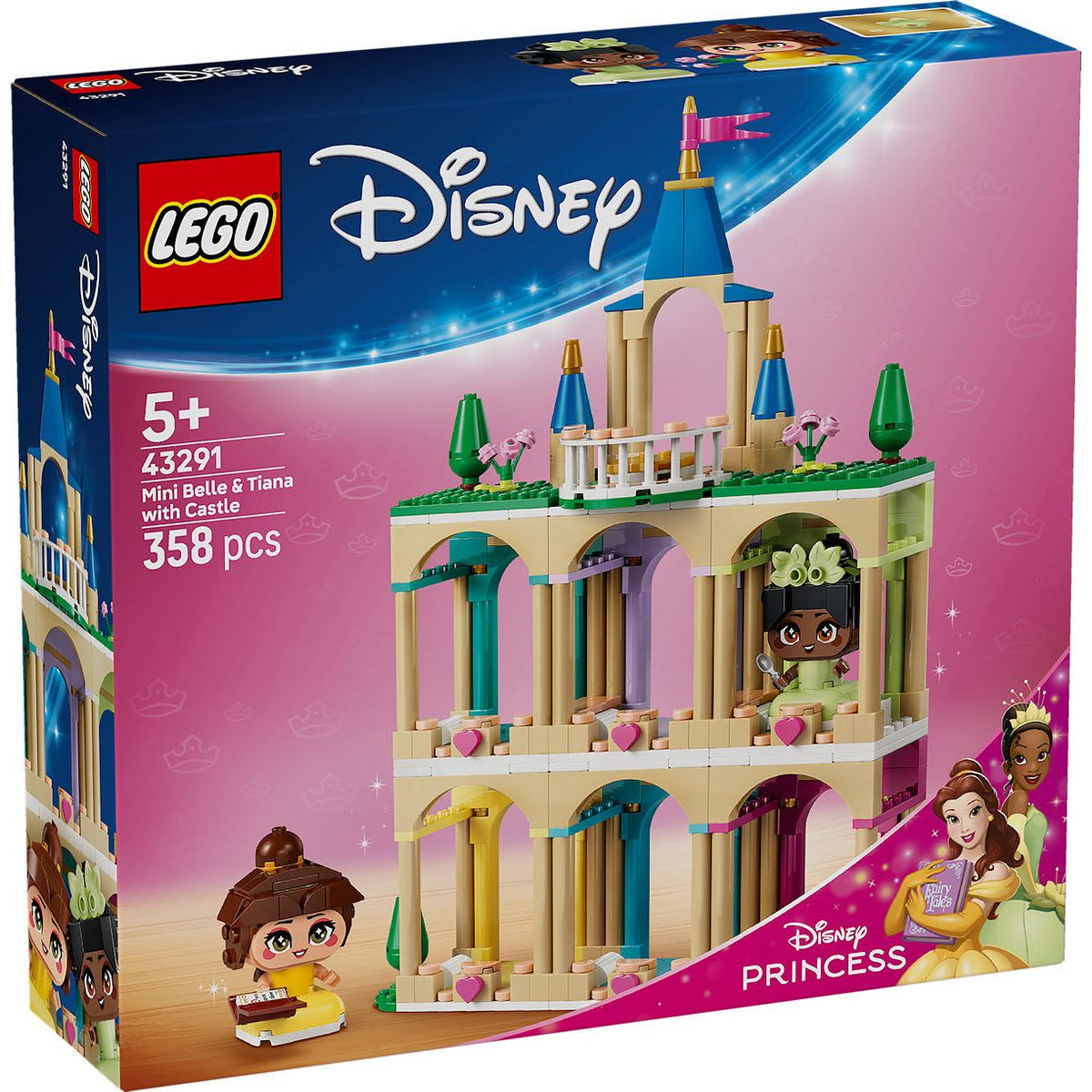 LEGO Disney Mini Belle en Tiana met kasteel