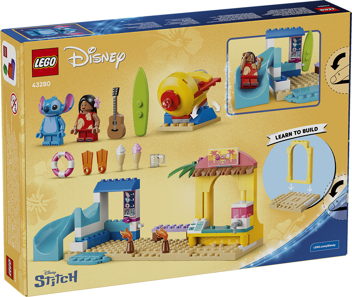 LEGO Disney Strandplezier met Lilo en Stitch
