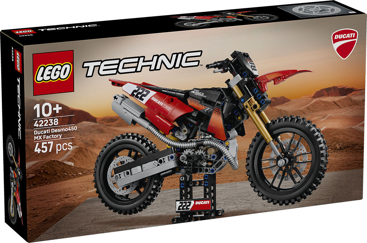 LEGO Technic Ducati Desmo450 MX Factory motor