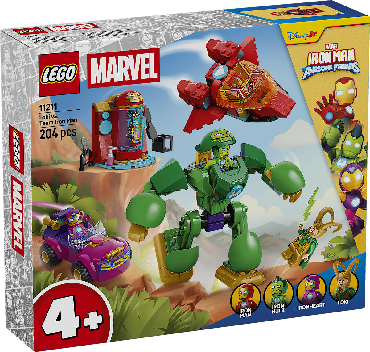 LEGO Marvel Loki tegen Team Iron Man