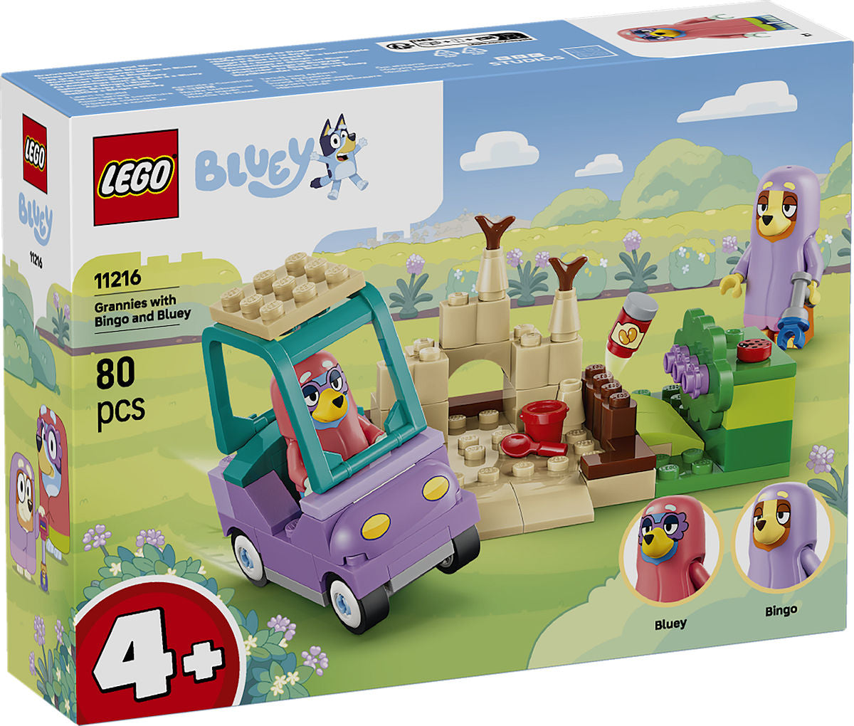 LEGO Bluey Oma's met Bingo en Bluey