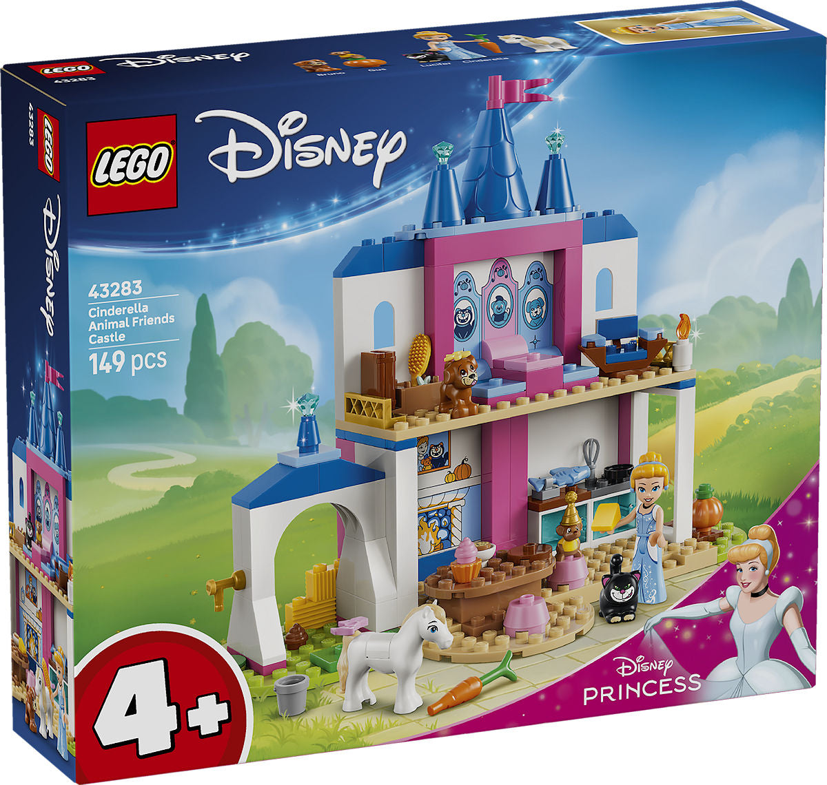 LEGO Disney Assepoesters kasteel met dierenvriendjes