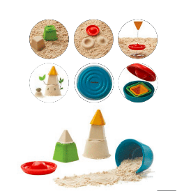 Zandvormen speelset, Plan Toys