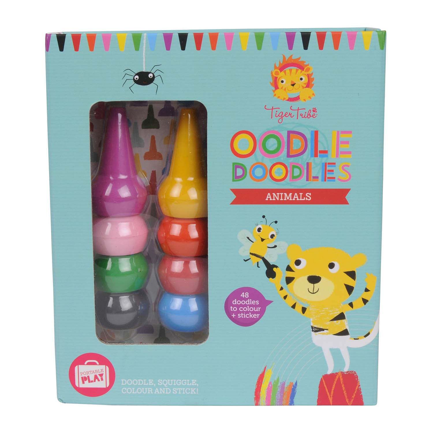 Oodle Doodles krijtset Dieren, Tiger Tribe