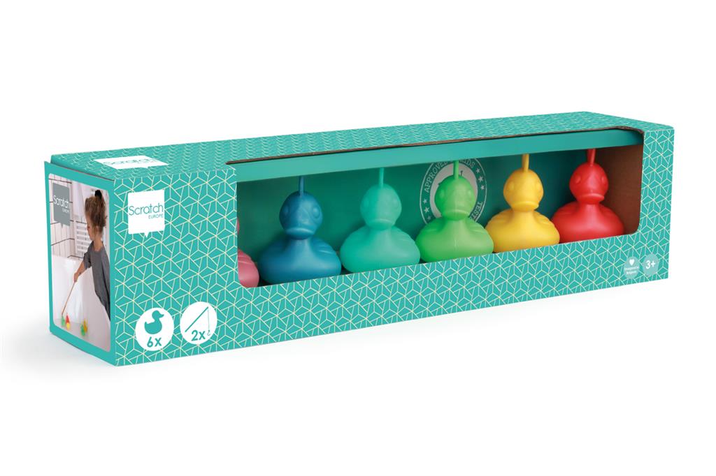 Set Van 6 Kermiseendjes - Koraalrif, Scratch