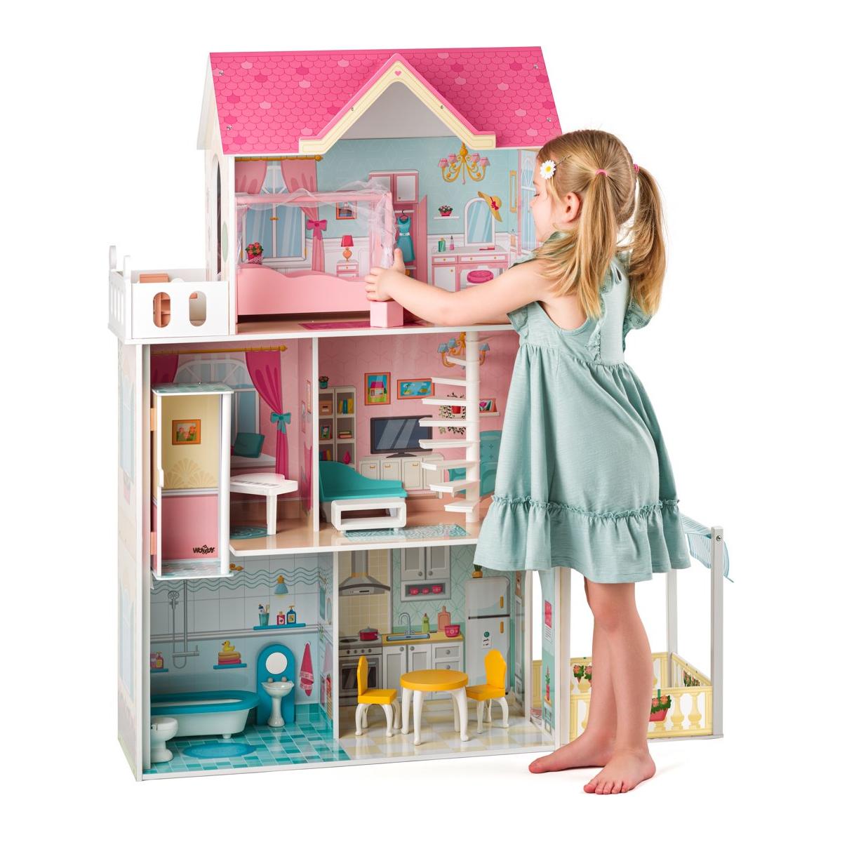 Poppenhuis Malibu met lift, Woody