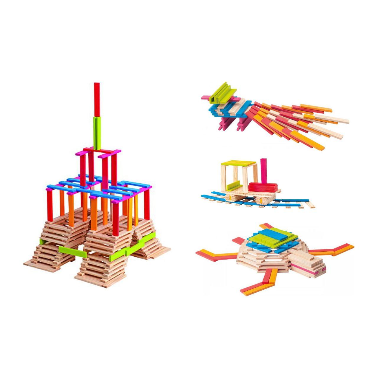 200 houten plankjes in ton, Woody