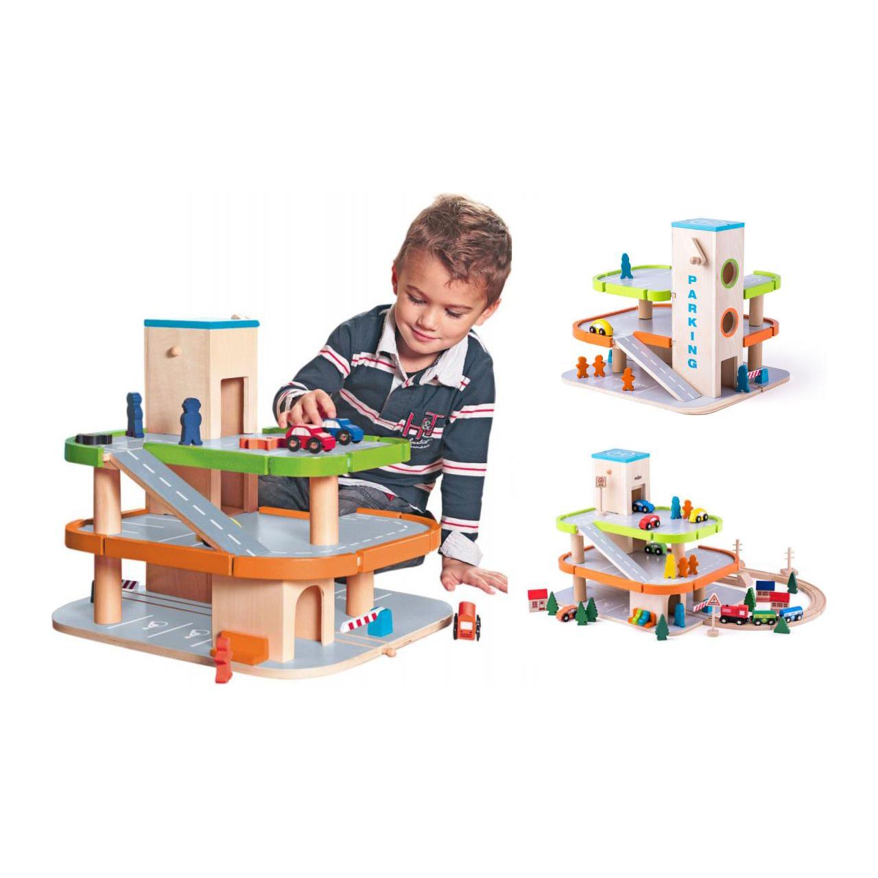 Houten garage met lift, Woody