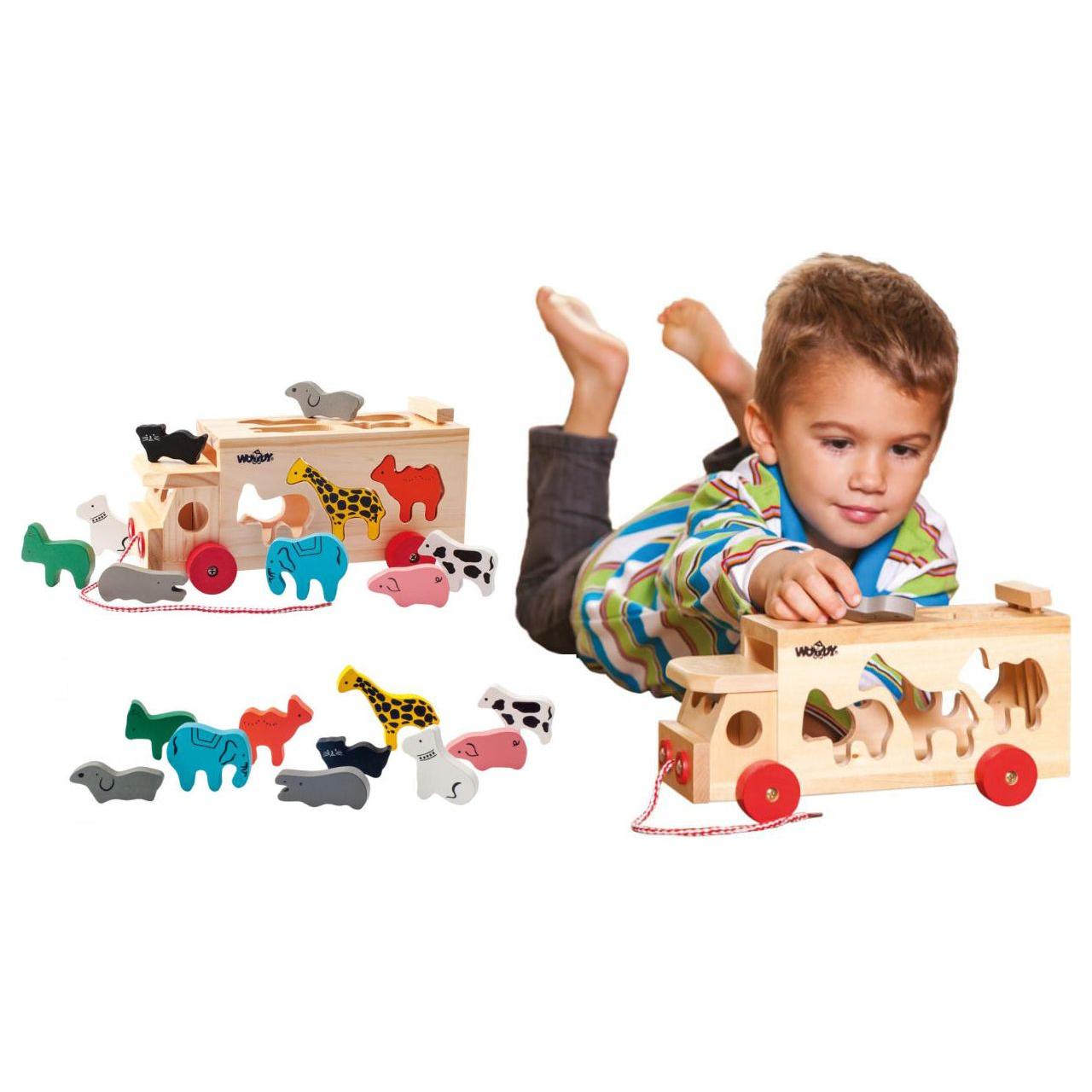 Diereninsteek vrachtauto, Woody