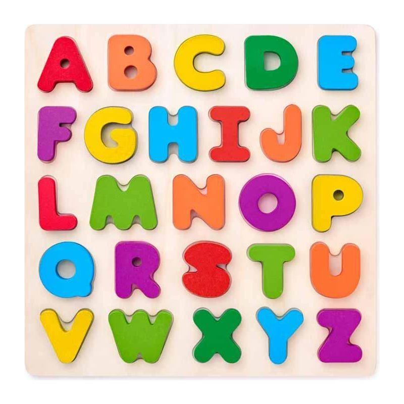 Leer puzzel alfabet, Woody