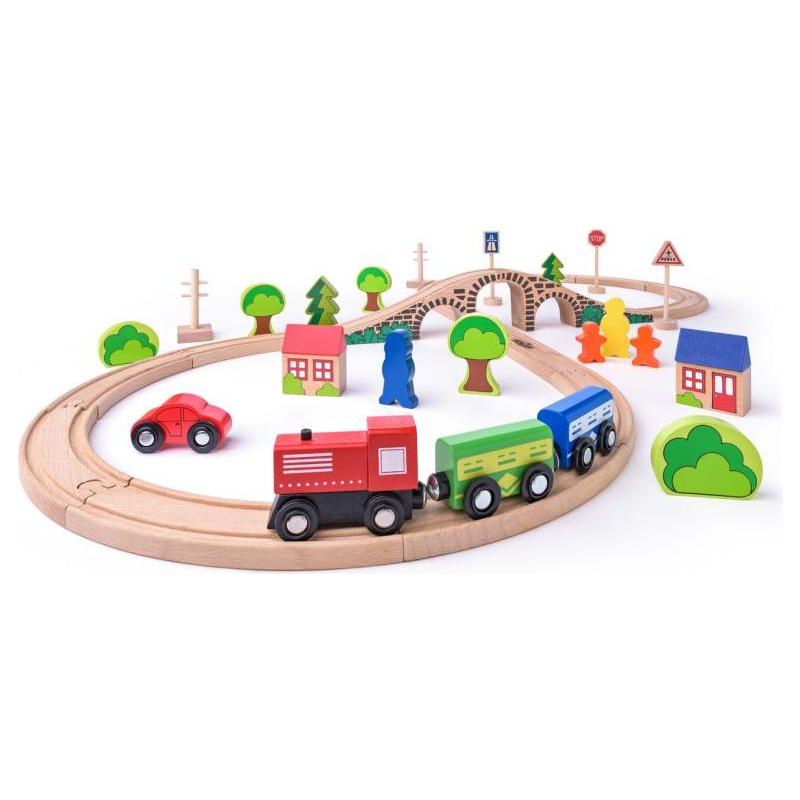 Treinset 8 figuur 40 dlg, Woody