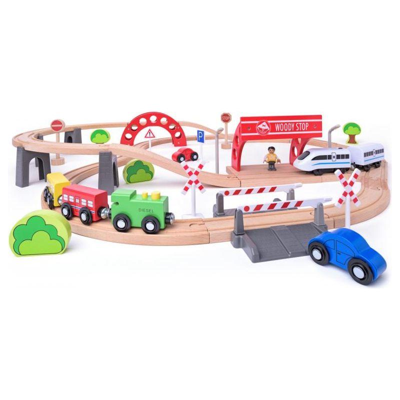 Treinset met elec. loco, Woody