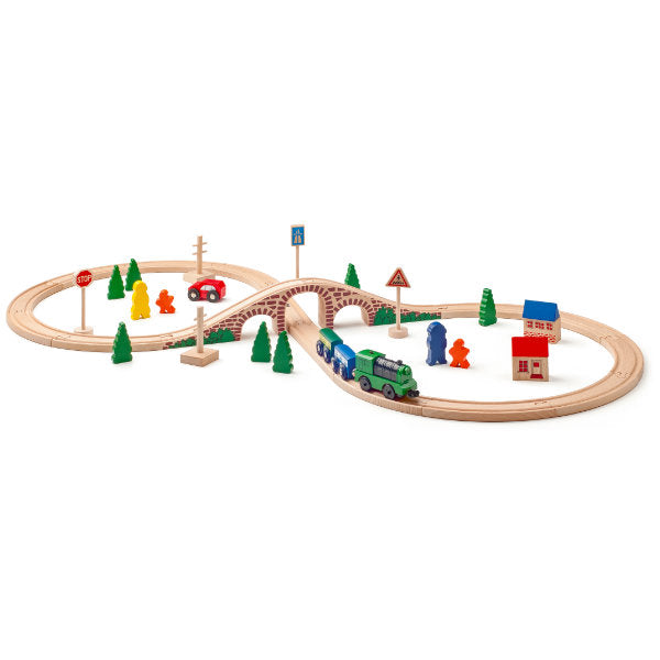 Treinset met elec. loco in ton, Woody