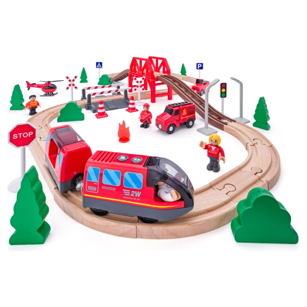 Treinset thema brandweer, Woody