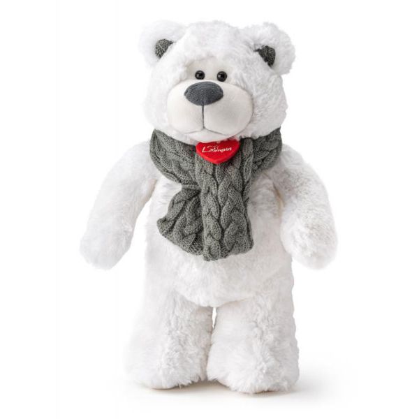 Lumpin bear Icy m. sjaal 30 cm