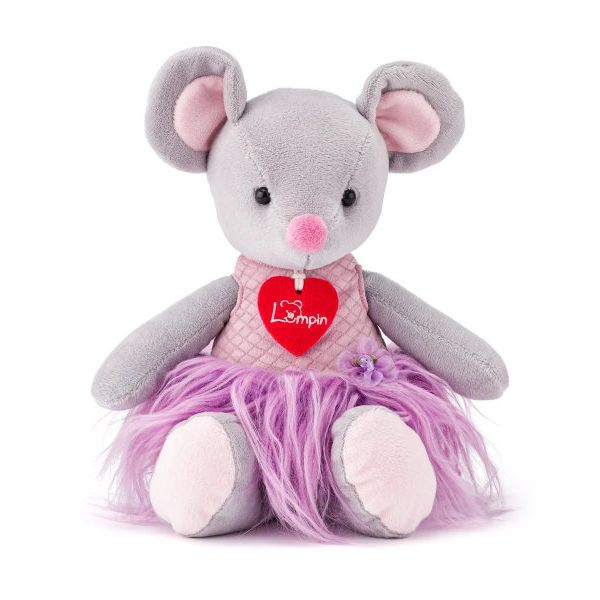 Lumpin muis Akiko grijs 30 cm.