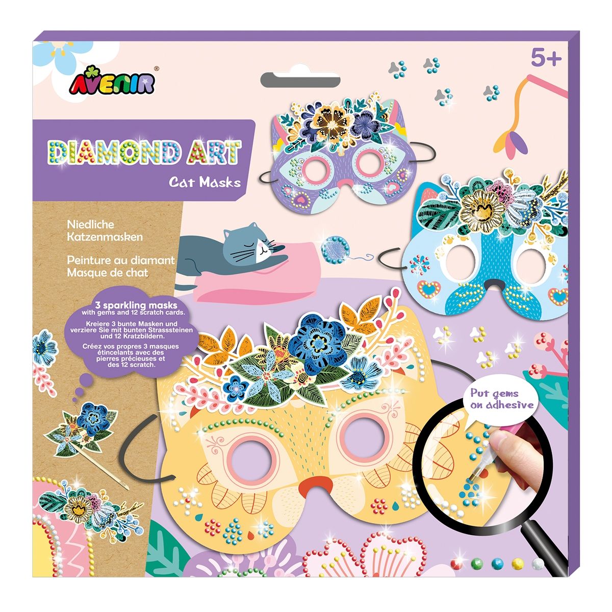 Diamond Art - Masker Kat, Avenir