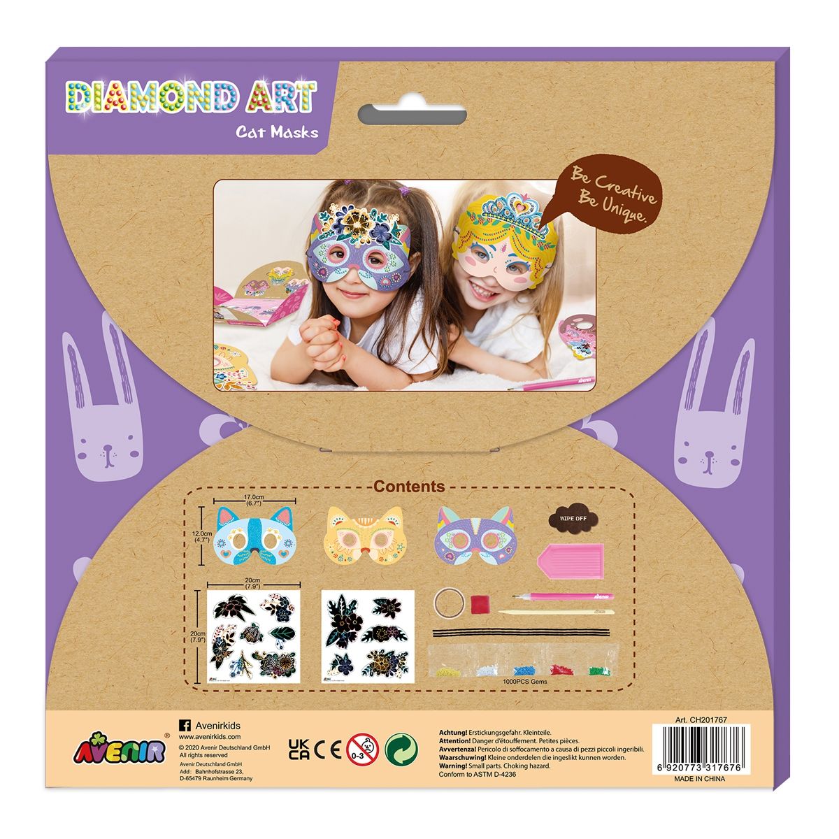 Diamond Art - Masker Kat, Avenir