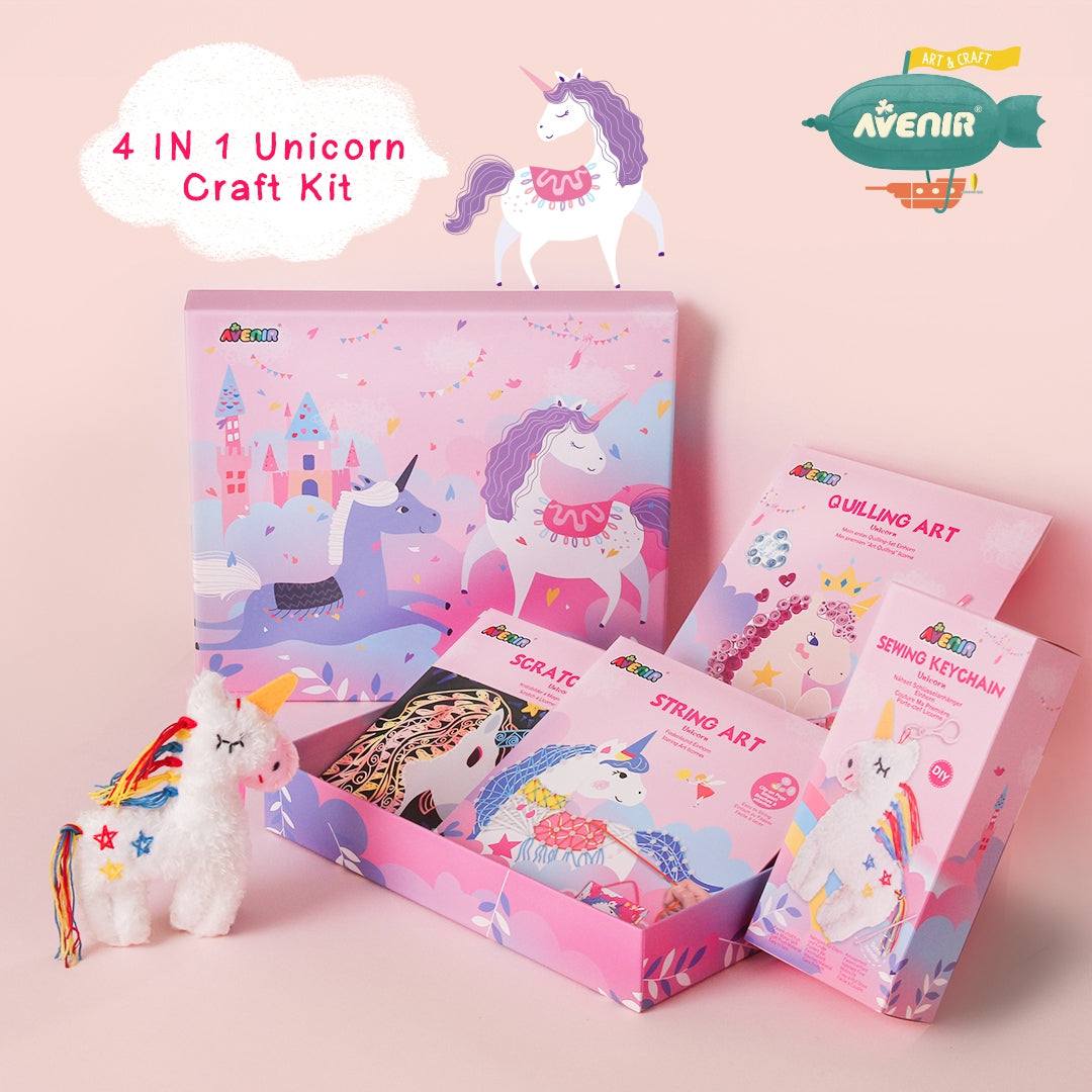 4-in-1 activiteitenkit eenhoorn, Avenir