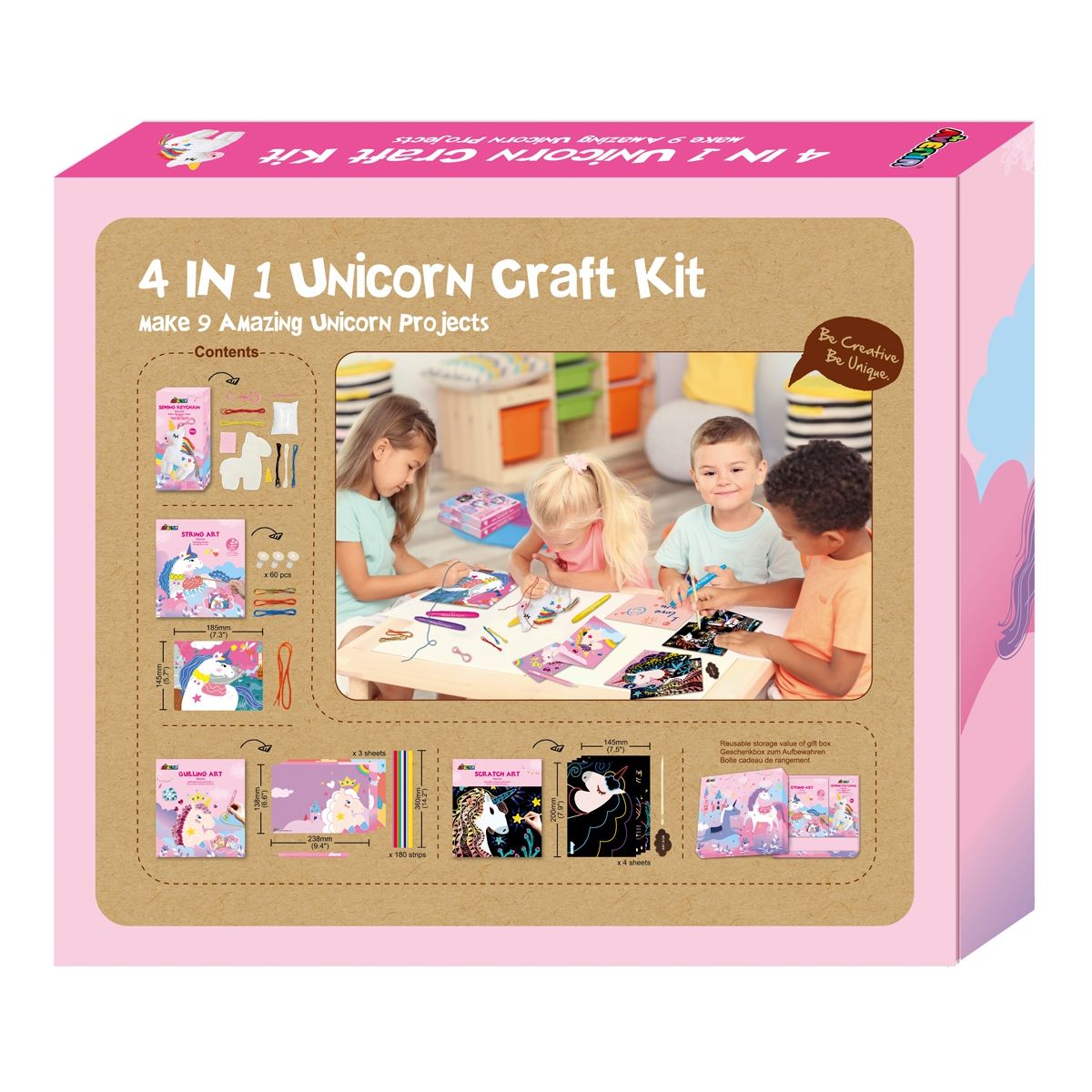 4-in-1 activiteitenkit eenhoorn, Avenir