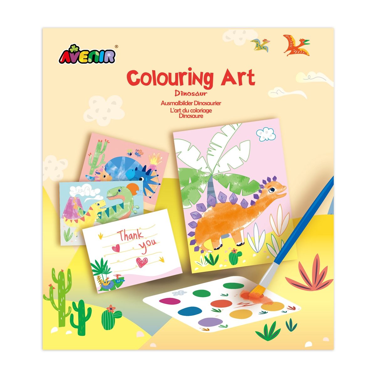 4-in-1 activiteitenkit dinosaurus, Avenir