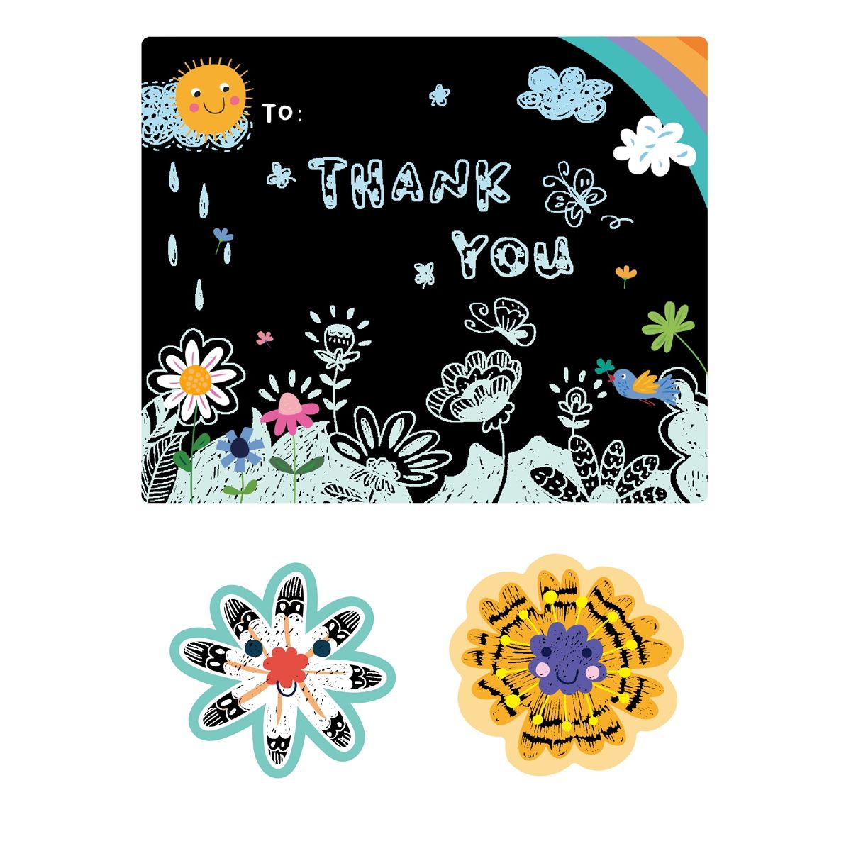 Scratch Art - Bloemen Wenskaarten, Avenir