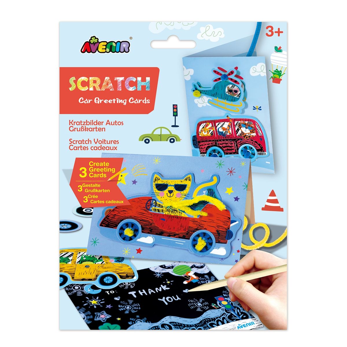 Scratch Art - Auto Wenskaarten, Avenir