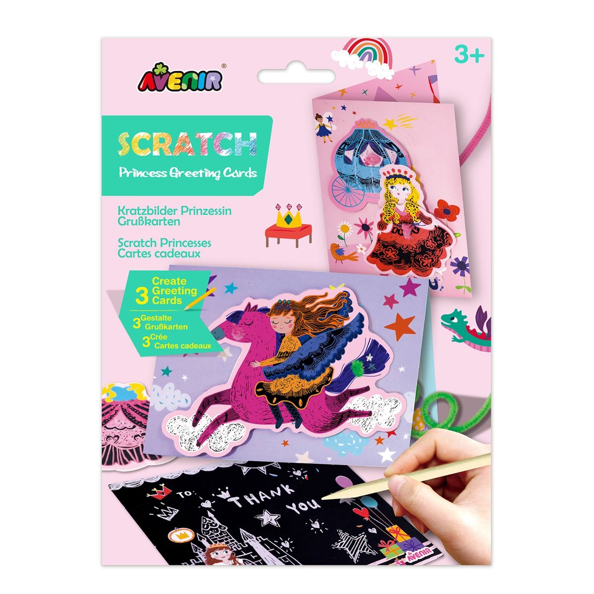 Scratch Art - Prinsessen Wenskaarten, Avenir