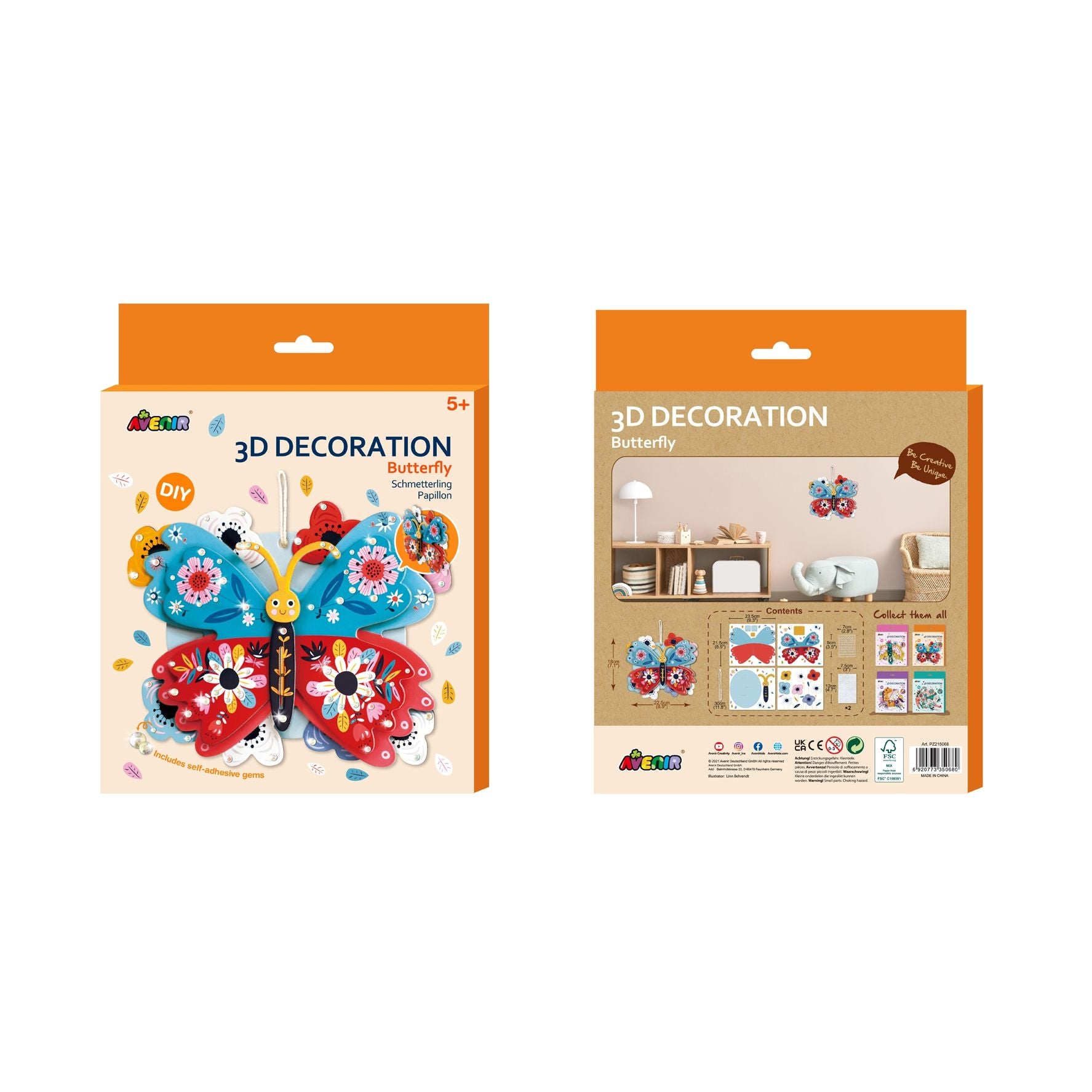 3D Knutselset Vlinder, Avenir