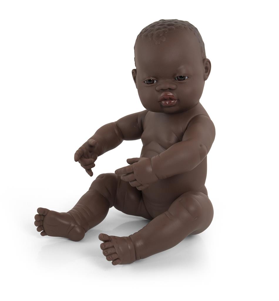 Babypop Afrikaans Meisje 40cm, Miniland