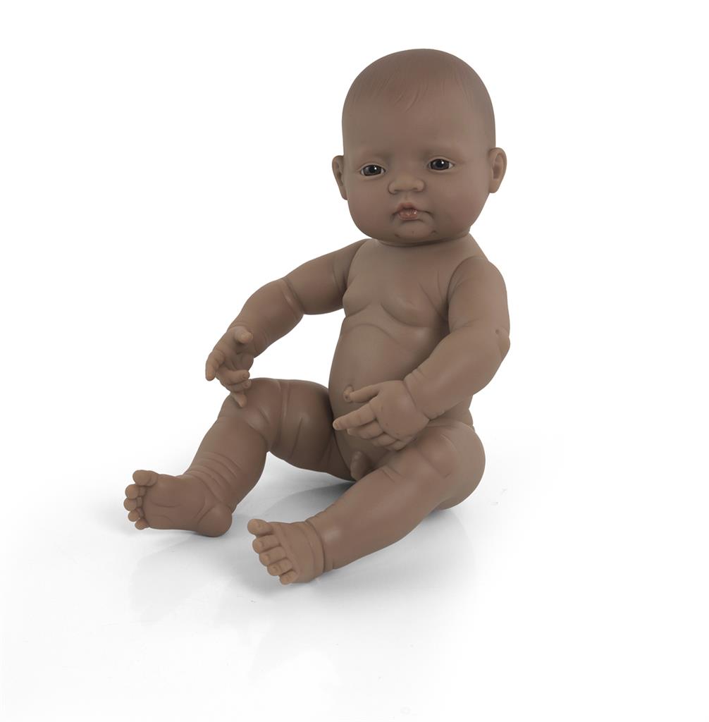 Babypop Latijnse Jongen 40cm, Miniland