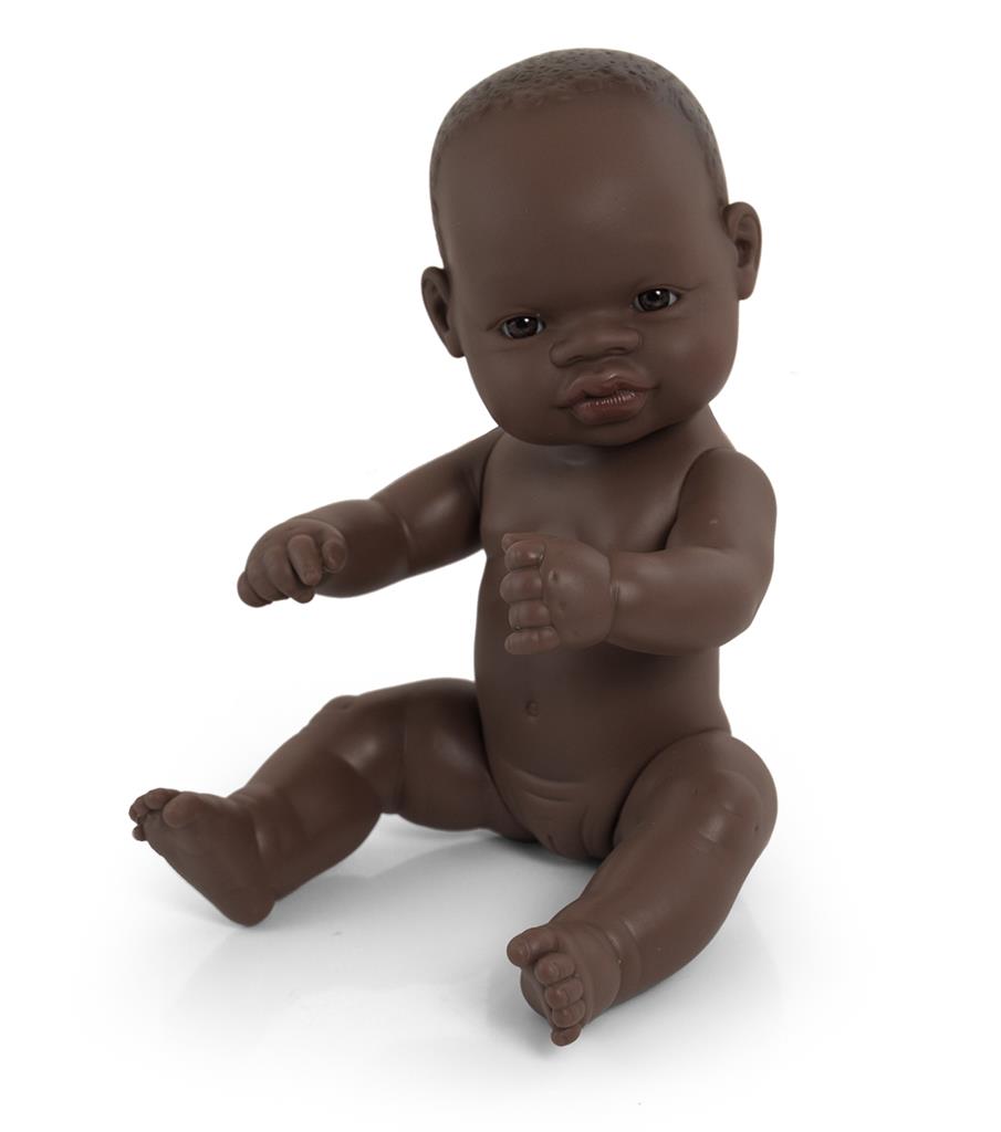 Babypop Afrikaans Meisje 32cm, Miniland
