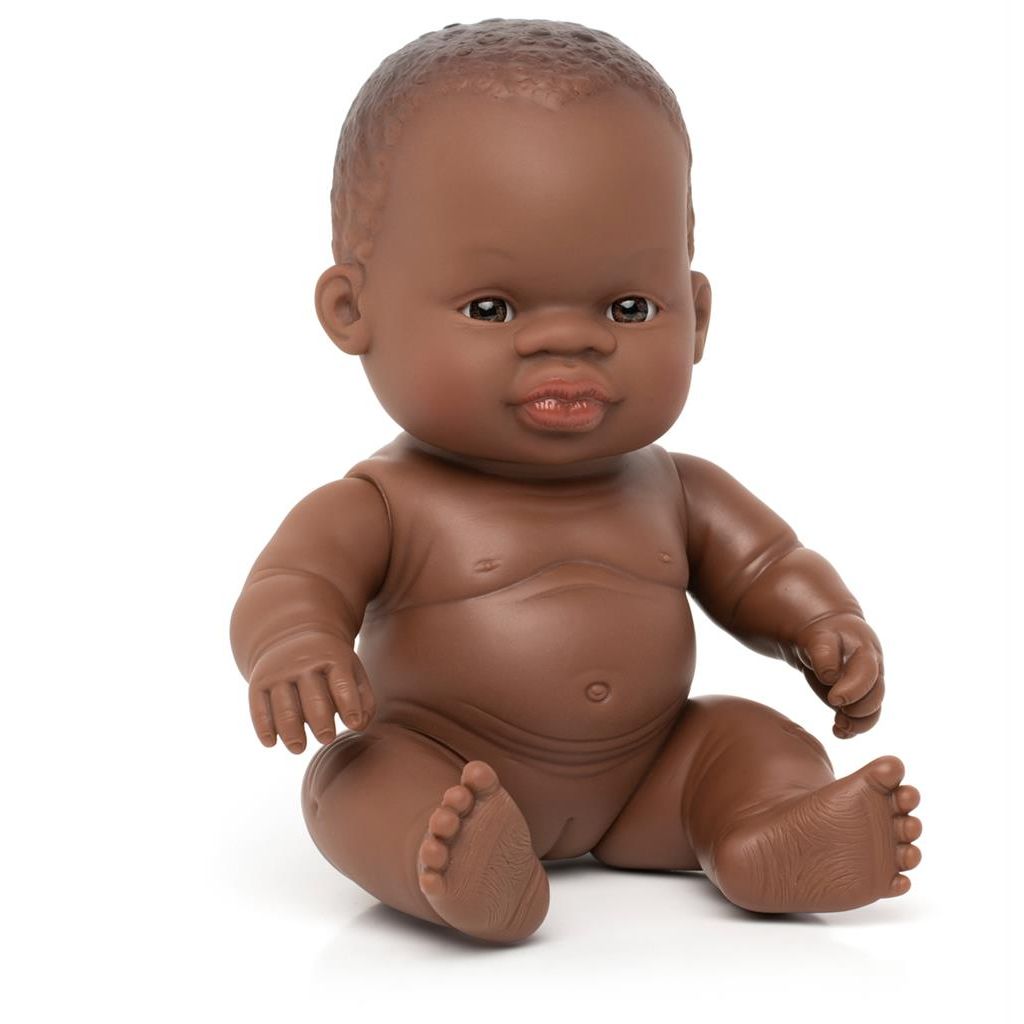 Babypop Afrikaans Meisje 21cm, Miniland