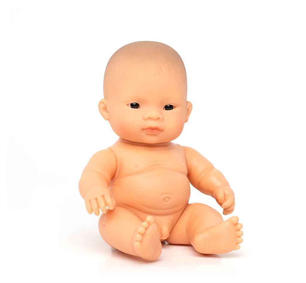 Babypop Aziatische Jongen 21cm, Miniland