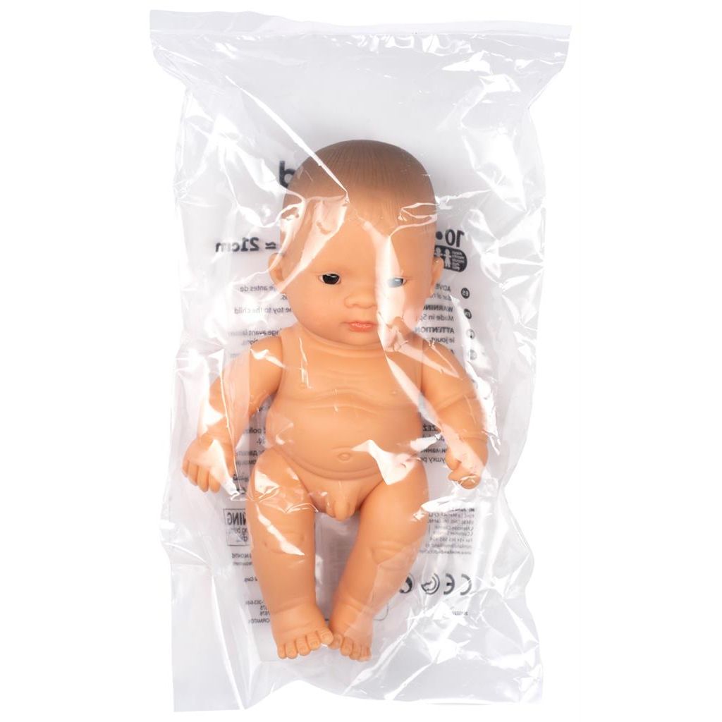 Babypop Aziatische Jongen 21cm, Miniland