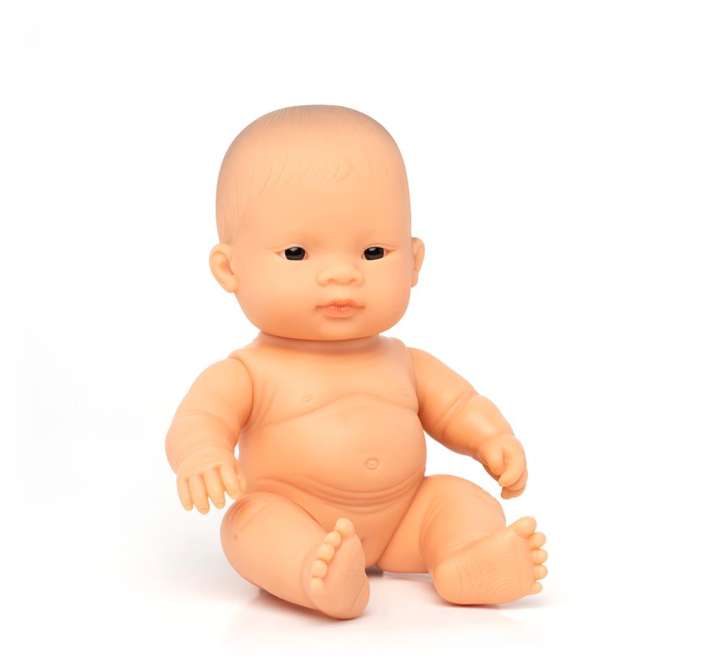 Babypop Aziatisch Meisje 21cm, Miniland